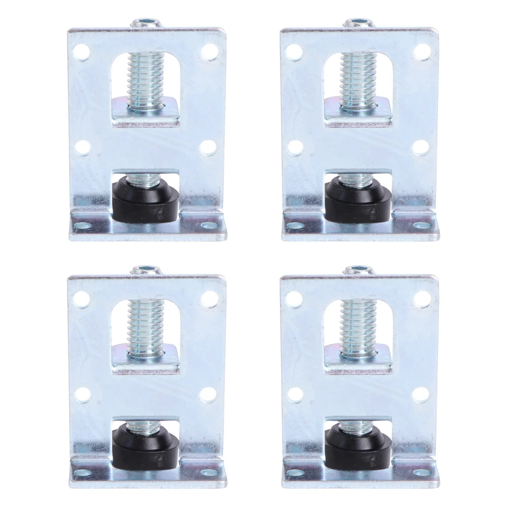 

4pcs Screw Furniture Adjustable Cabinet Legs Steel Table Sofa Metal Leveling Feet Corner Bracket Floor Protection