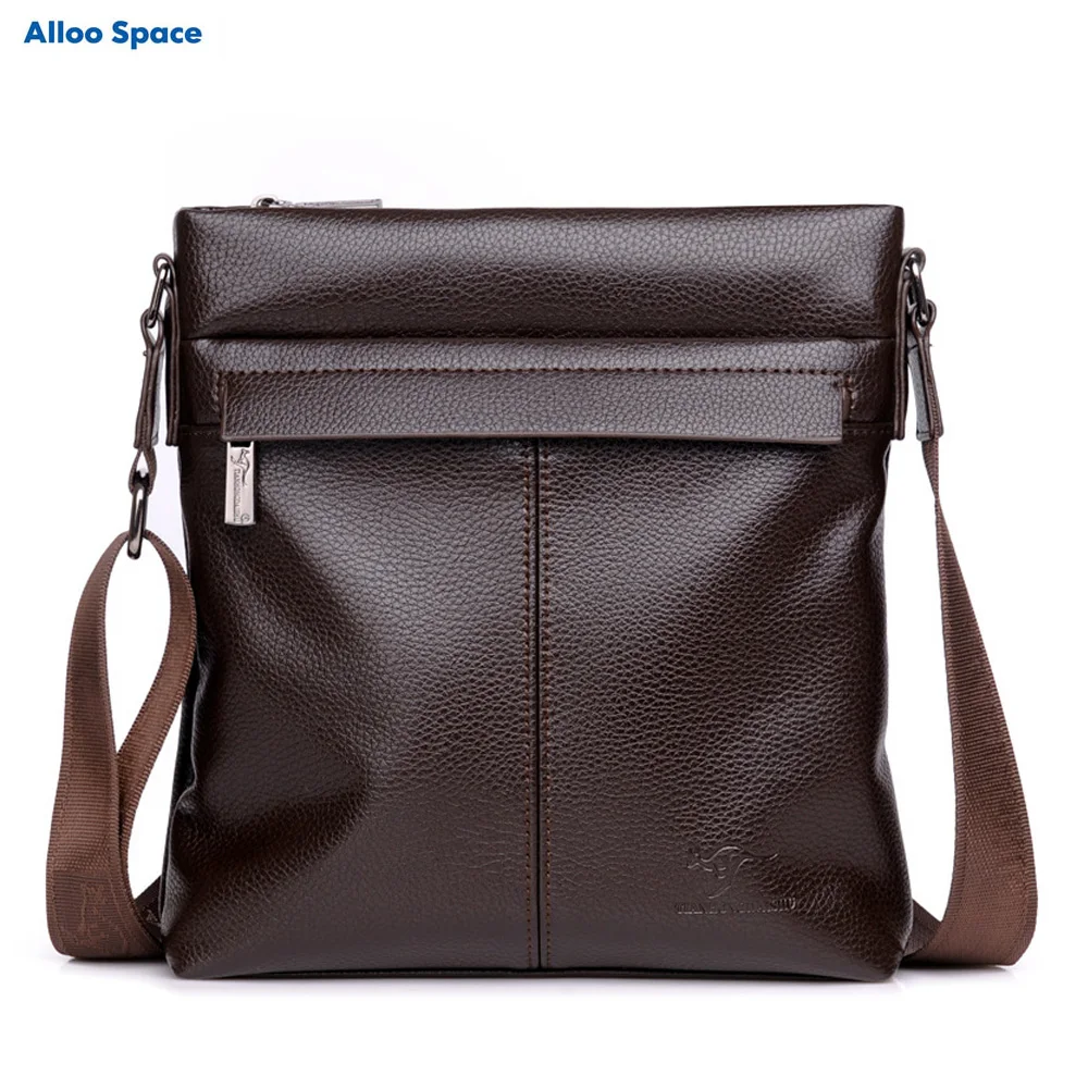 Вертикальный мужской портфель из воловьей кожи сумка на плечо натуральной