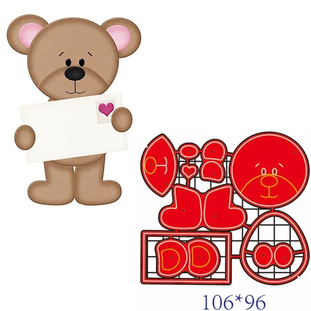 

Металлические Вырубные штампы животные Сделай Сам Скрапбукинг искусственное тиснение