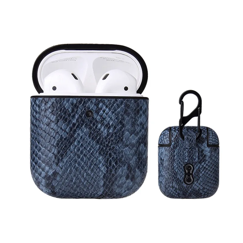 Противоударный чехол для наушников роскошный кожаный телефона Apple AirPod