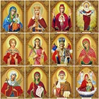 Evershine Полный площадь Круглый Алмазная вышивка Религиозные иконы 5D DIY Алмазная мозаика портрет вышивка крестом наборы декор для дома