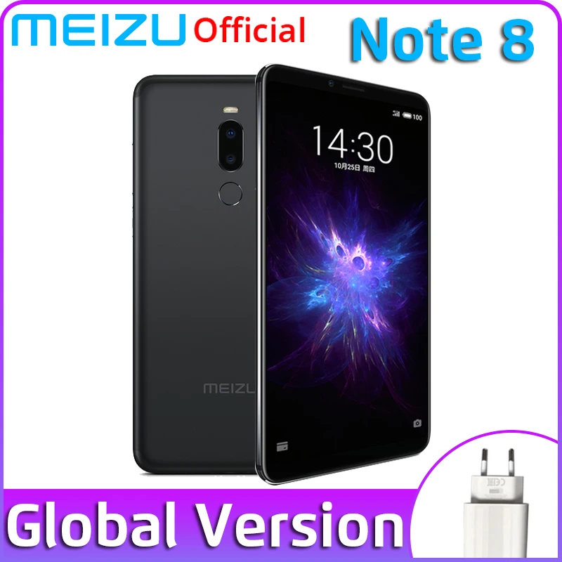 Meizu Note 8, 4 ГБ, 64 ГБ, мобильный телефон, Note8, Смартфон Snapdragon 632, четыре ядра, полноэкранный мобильный телефон, 3600 мА/ч, аккумулятор M8 note