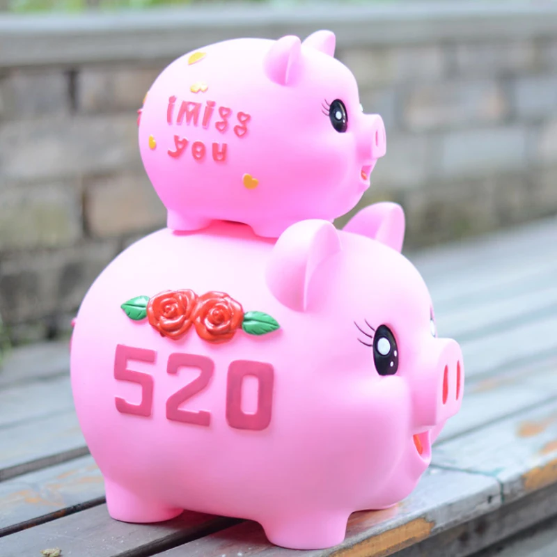 

Piggy Anti-fall Piggy Bank Children Coin Piggy Bank Creative Decoration Cartoon Piggy Bank Children Coin Change Coin Storage Box