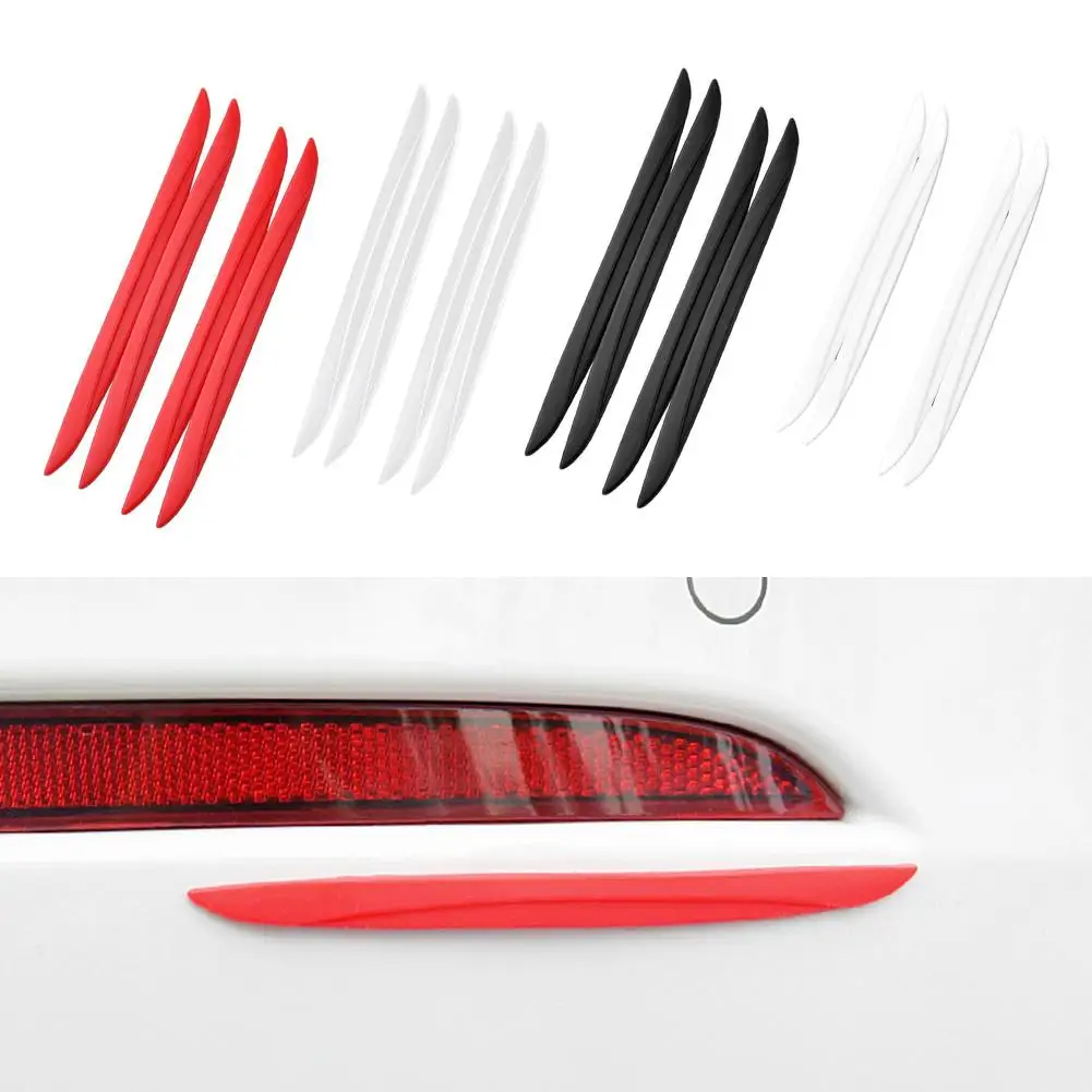 

4PCS Car Anti-Collision Strip Bumper Protector Cover Car Door Stickers Guard For BMW Models Car Bumper Strip Accessories