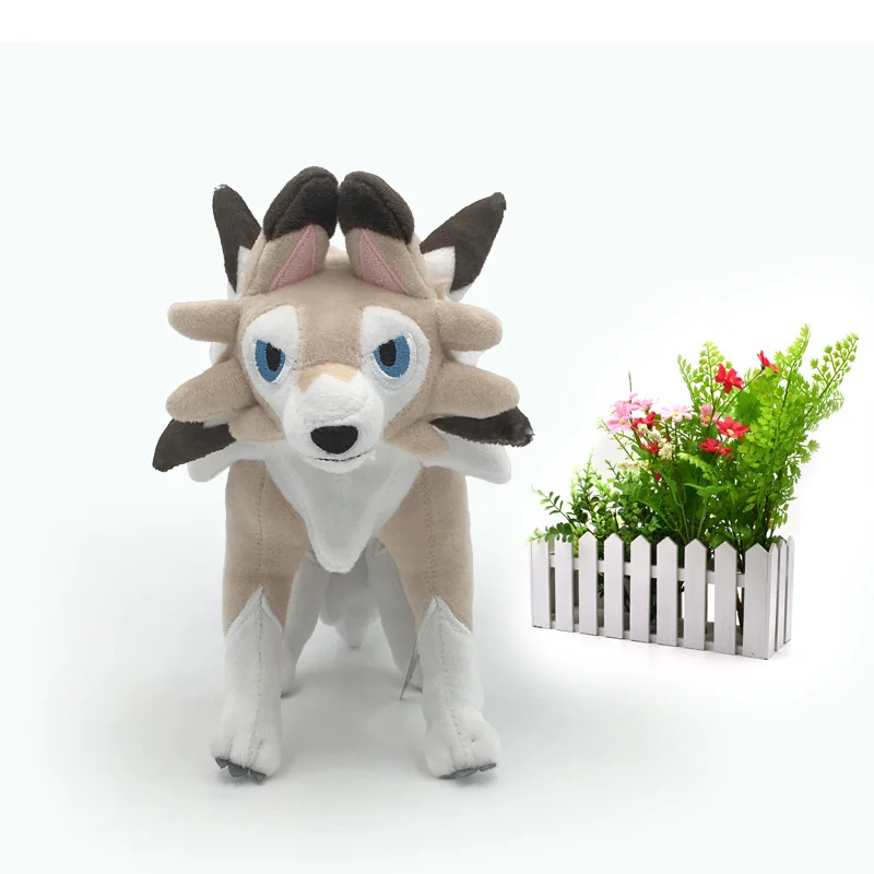 25 30 см Животные Alola Solgaleo Lunala Lycanroc Dusk дневной ночной плюшевый горячий мягкий