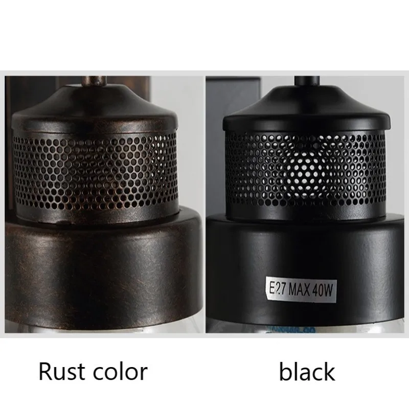 Промышленный настенный светильник в стиле ретро железный для гостиной ванной