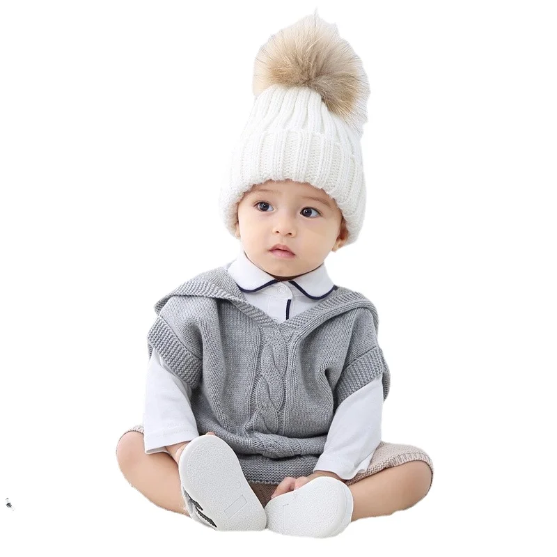 Baby Knitted Boy Sweater Spring Autumn Infant Toddler Clothing Fashion Short Sleeve 100% Cotton Casual Clothes Solid Color 2021