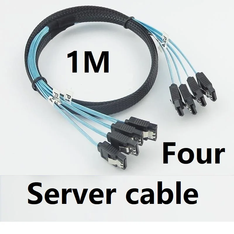 Высококачественный кабель для сервера SAS SATA 3 6 Гбит/с X 4 высокоскоростной