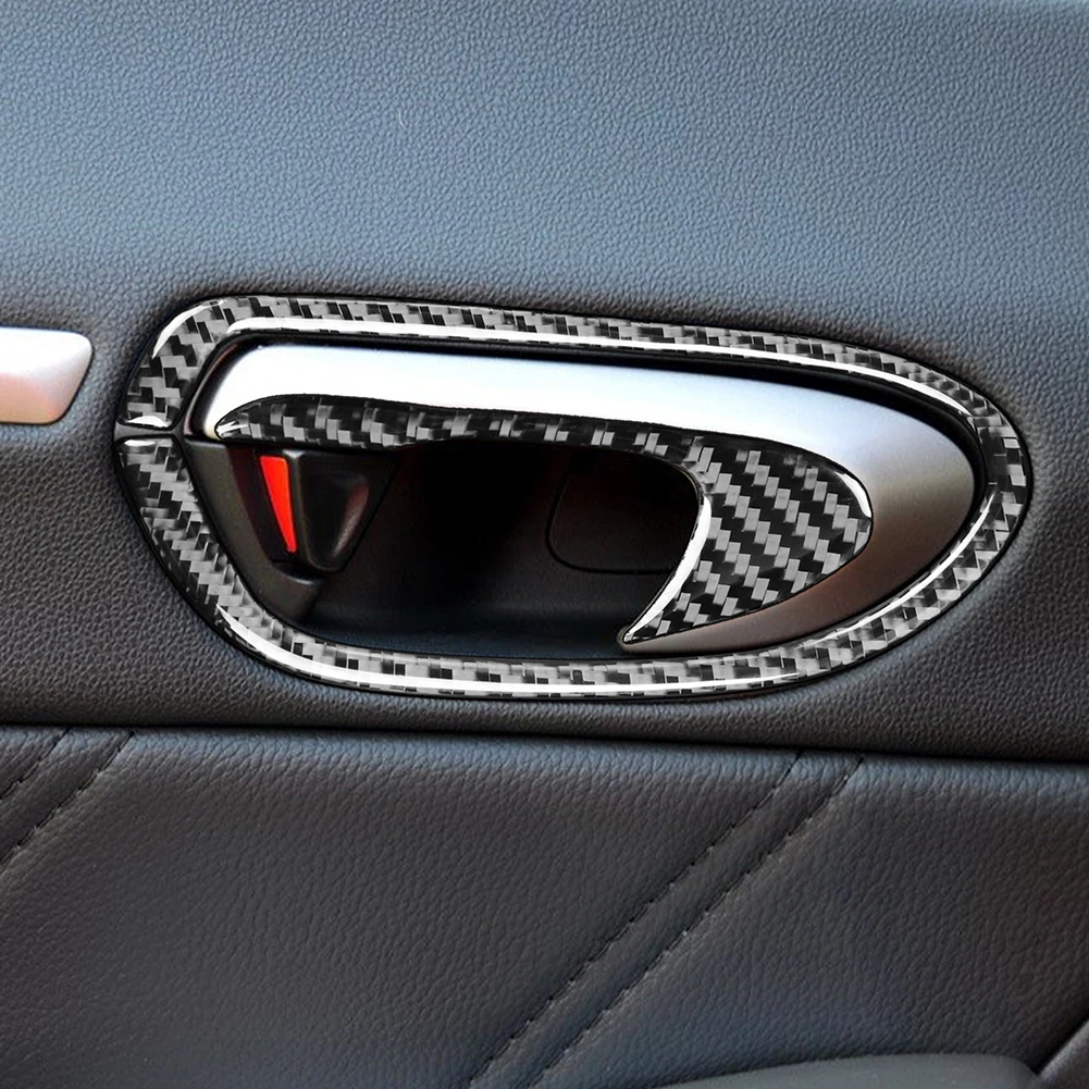 

8pcs/set Car Door Handle Trim Cover Decorative Stickers for Honda Civic 8th Gen 2006-2011 Automotive Interior Accessories