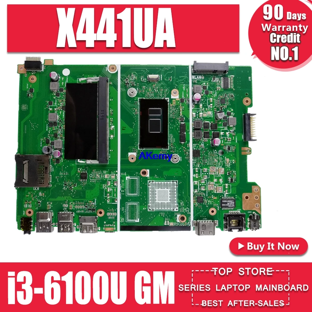 X441UV X441UA материнская плата для For Asus X441U X441UAK F441U A441U ноутбуков оригинальная i3