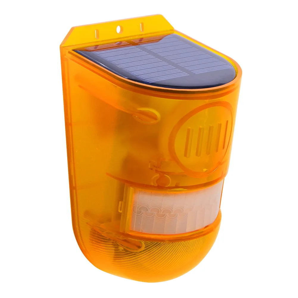 Датчик движения IP65 водонепроницаемый наружный на солнечных батареях сигнальная