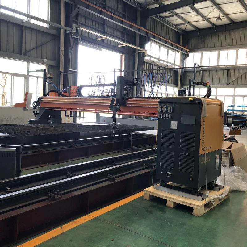 

Gantry plasma cutting machine is used in industry