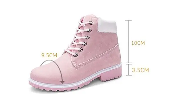 Зимние ботинки Женская обувь Теплые плюшевые кроссовки на меху Женские зимние