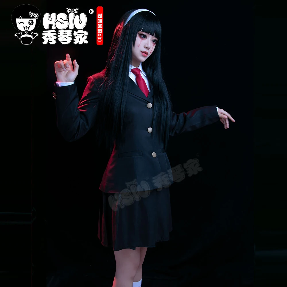 Парик для косплея HSIU с персонажем игры v парик ведьмы мечты кавайгами Томи Ito Junji