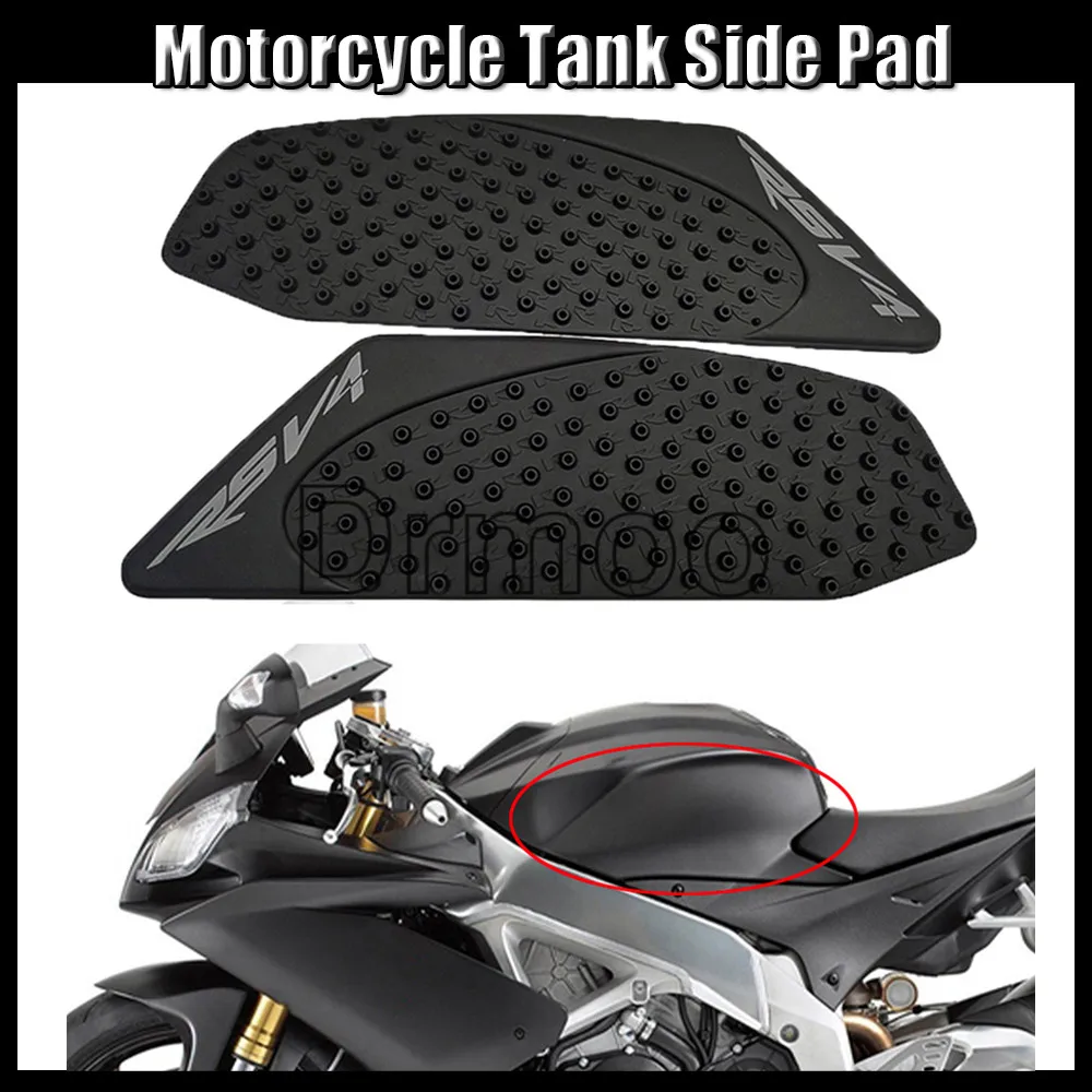 

Защитная противоскользящая наклейка на бак мотоцикла, наклейка на газовый коленный захват, наклейка на боковую сторону для Aprilia RSV4 2010-2017