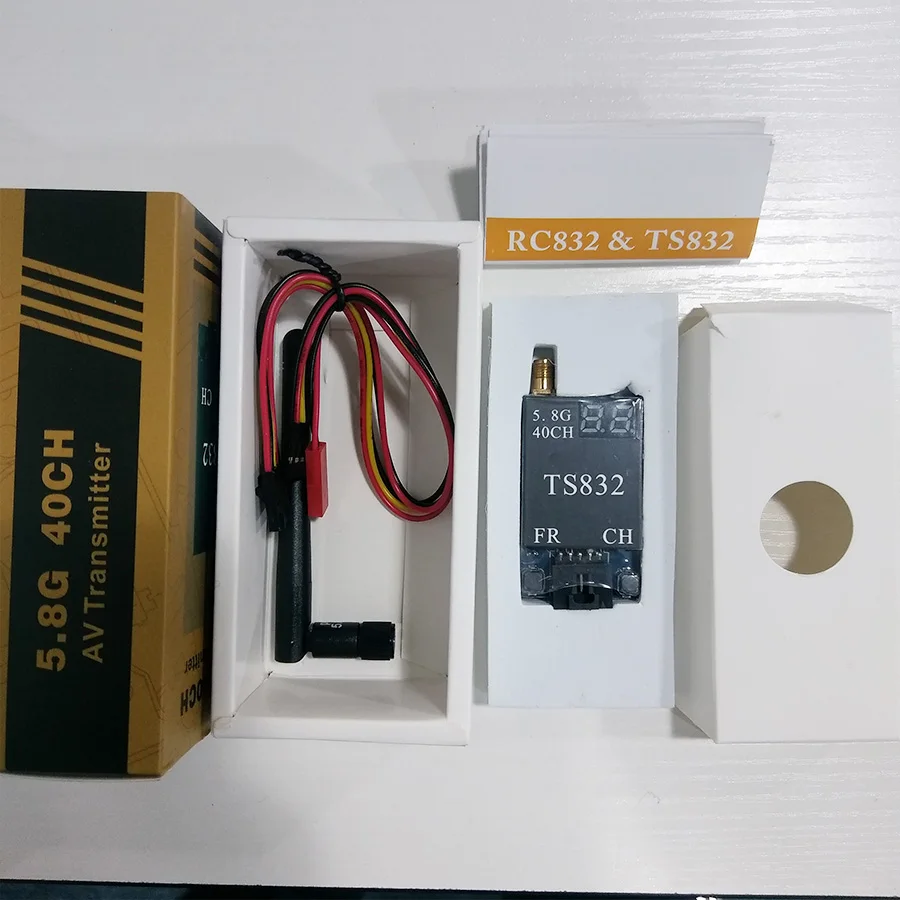 5,8G 48CH TS832 AV передатчик и RC832 приемник Беспроводная аудио/видео передача изображения приемник системы для FPV Дрон Quapcopter