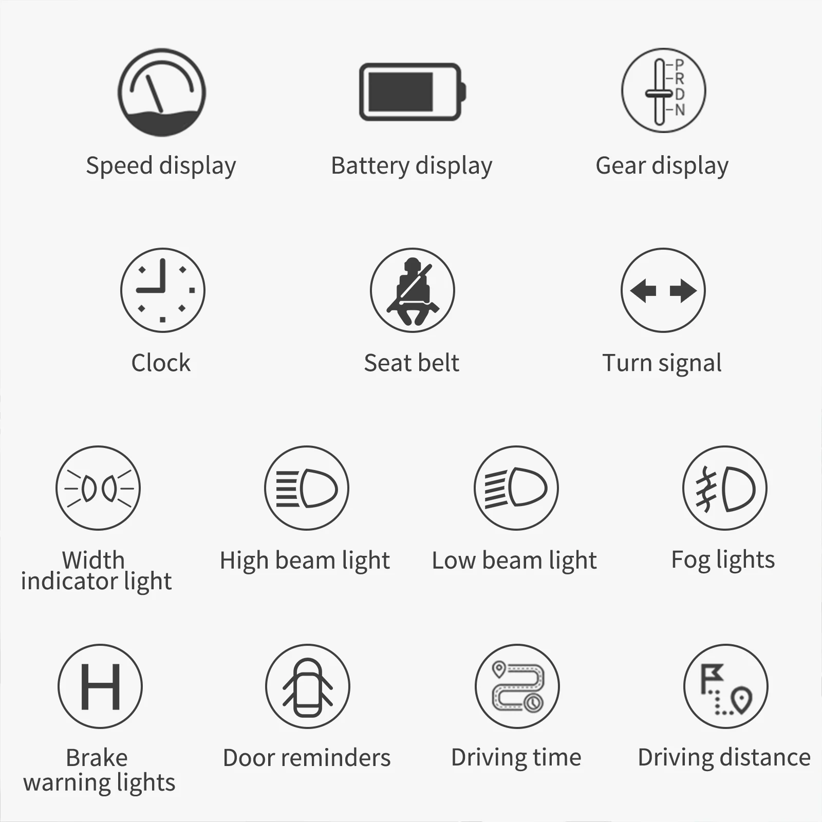 

HUD Intelligent Windshield Speed Alarm Reminding Projector Automatic Rotatable Photosensitive Car Monitor for Tesla Model 3 Y