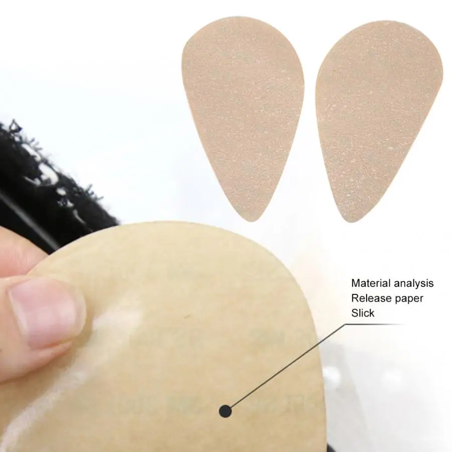 

2 Pairs Non-Slip Shoe Sole Sticker High-Heeled Shoes Sole Patch Protector (Pointed Head)