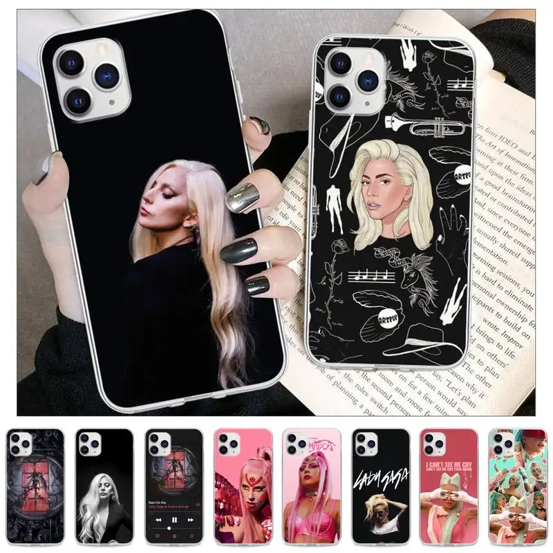 Chromatica Lady Gaga Clear Phone Case For IPhone 13 Mini 12 11 Pro Max Xs X Xr 8 7 Plus Se 2020 Transparent Cover