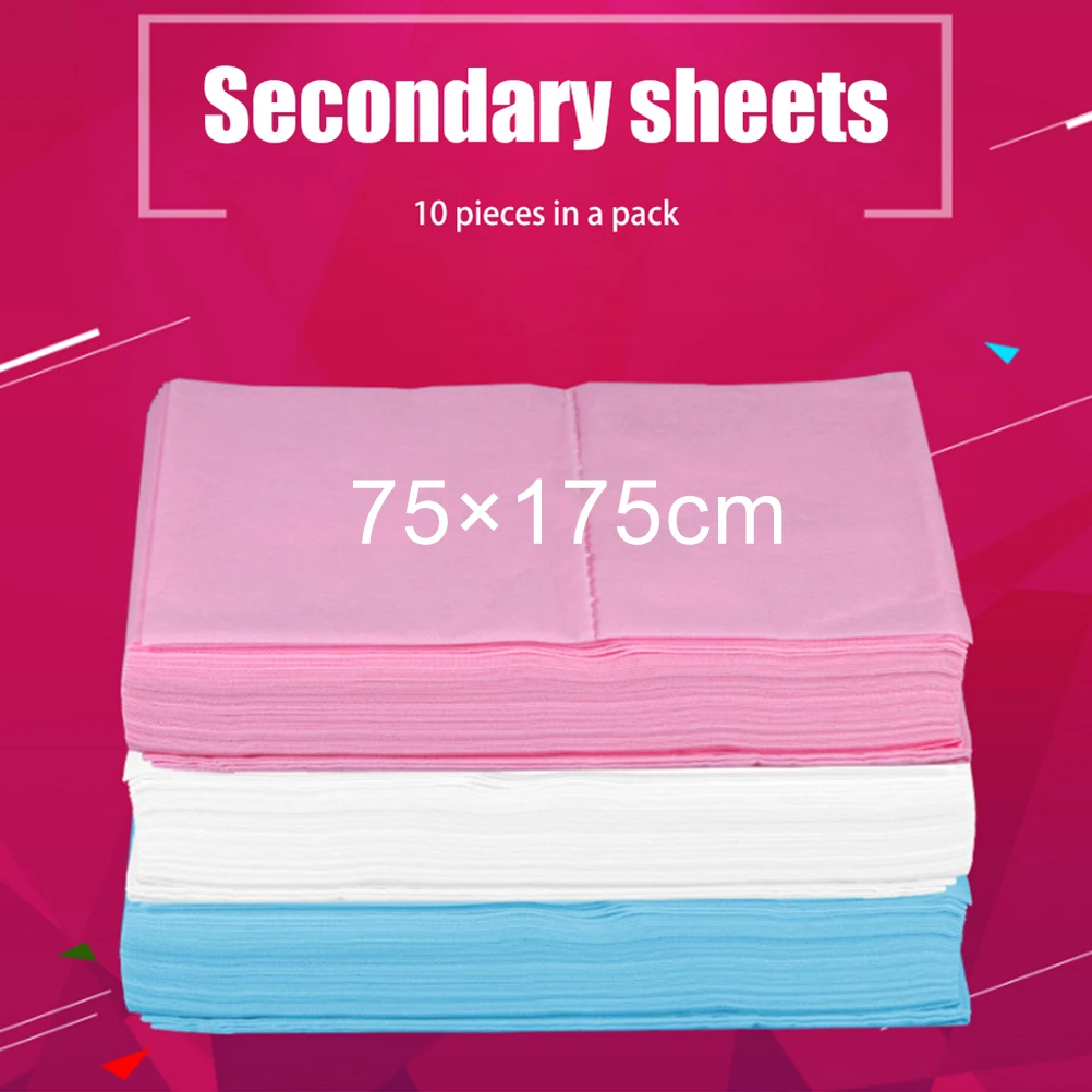 Одноразовые нетканые простыни для спа-массажа покрывала постельного стола 10 шт.