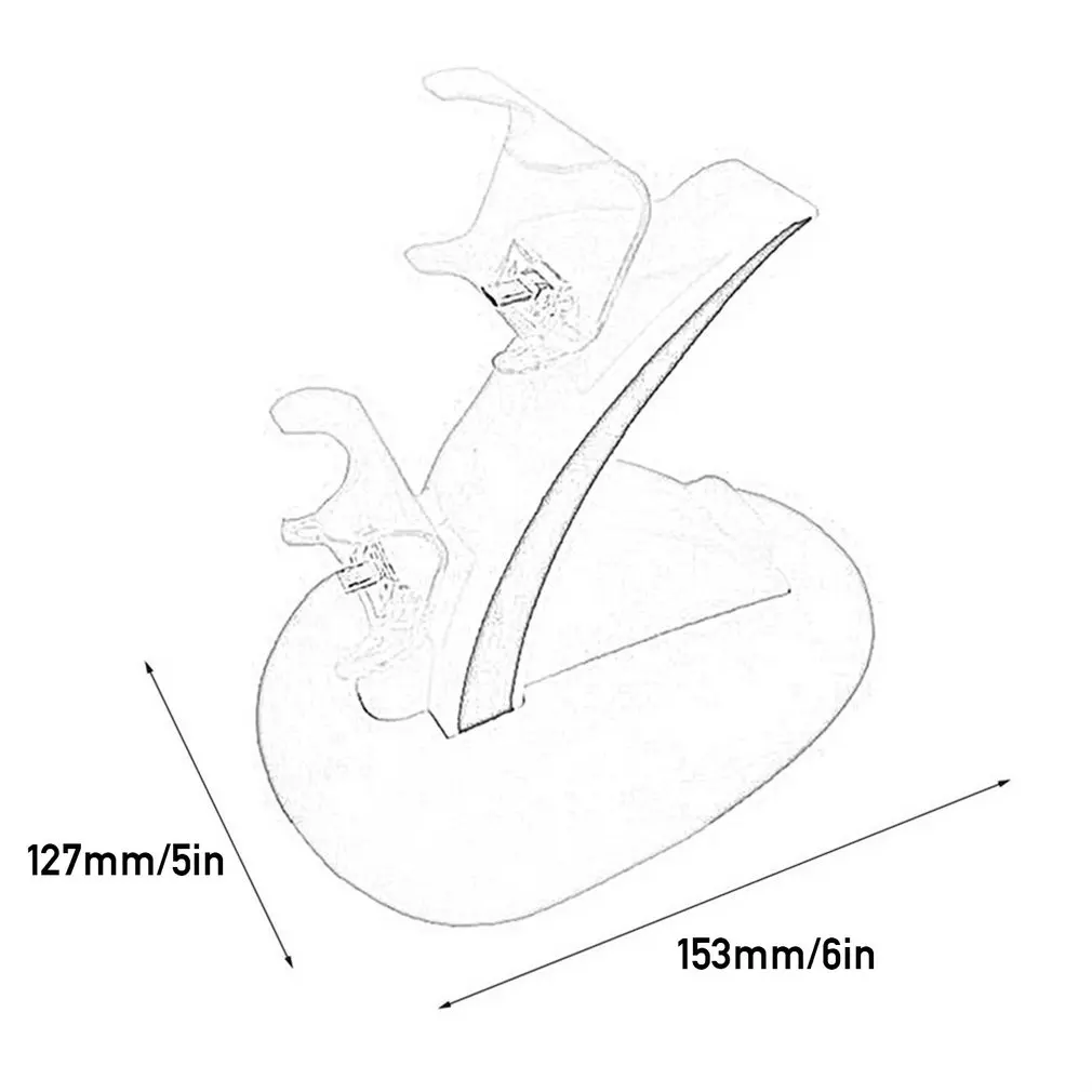 Новый светодиодный двойной зарядка через USB Зарядное устройство Док станция