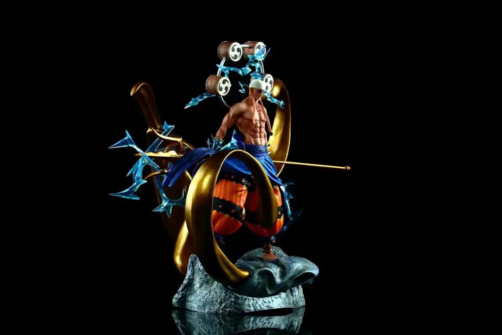 Аниме ONE PIECE POP Enel Sky Piea Jaya God Lord of Thunder GK статуя ПВХ экшн-фигурка Коллекционная
