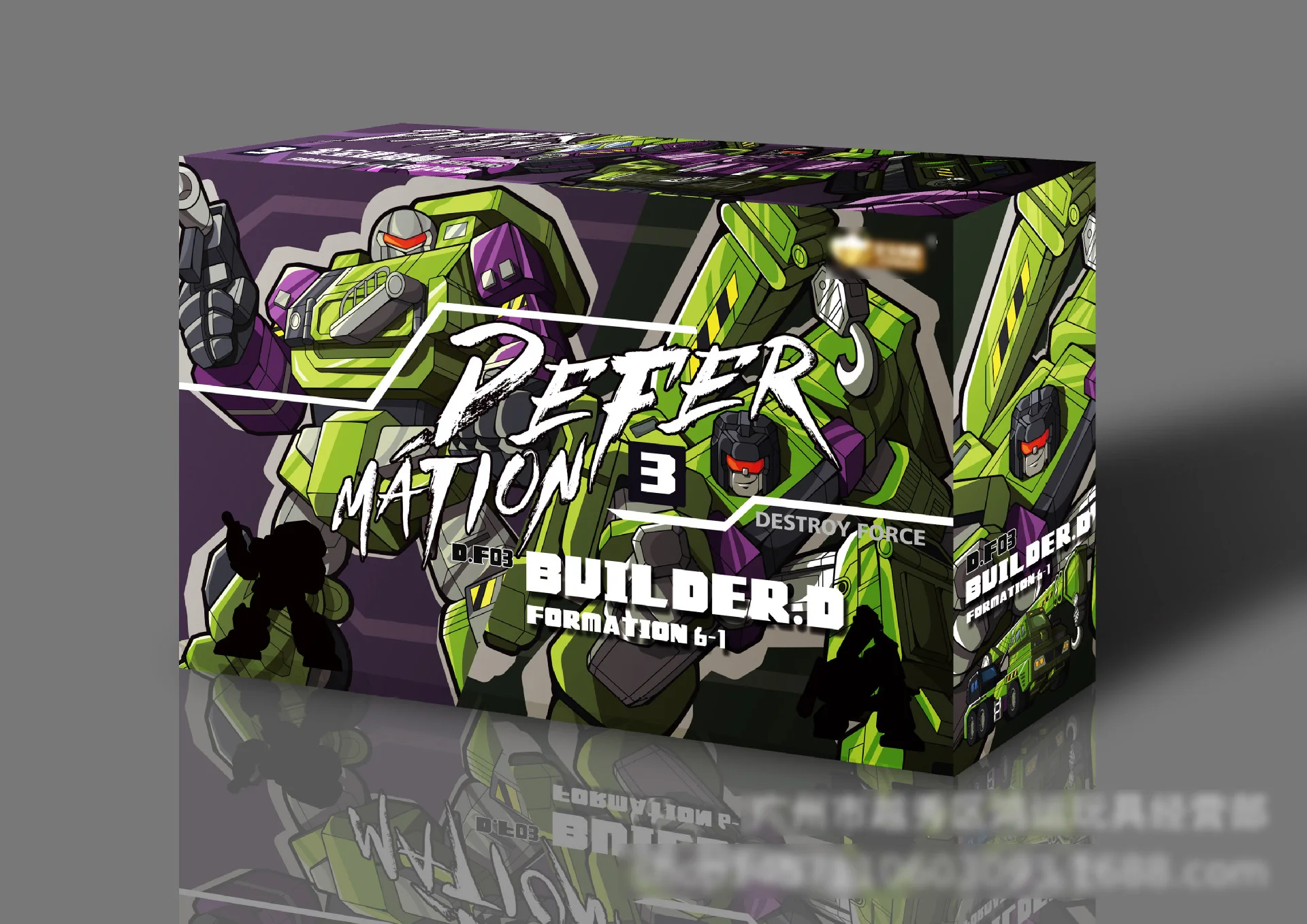 Original color box Модель трансформации Defensor Devastator фигурка Опустошитель фигурка Робот Пластиковые игрушки; лучший подарок для образования детей - Цвет: Original color box