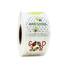 500 шт. наклейки для наград, наклейки для детей с милыми словами для студентов, учителя, мотивационные наклейки s