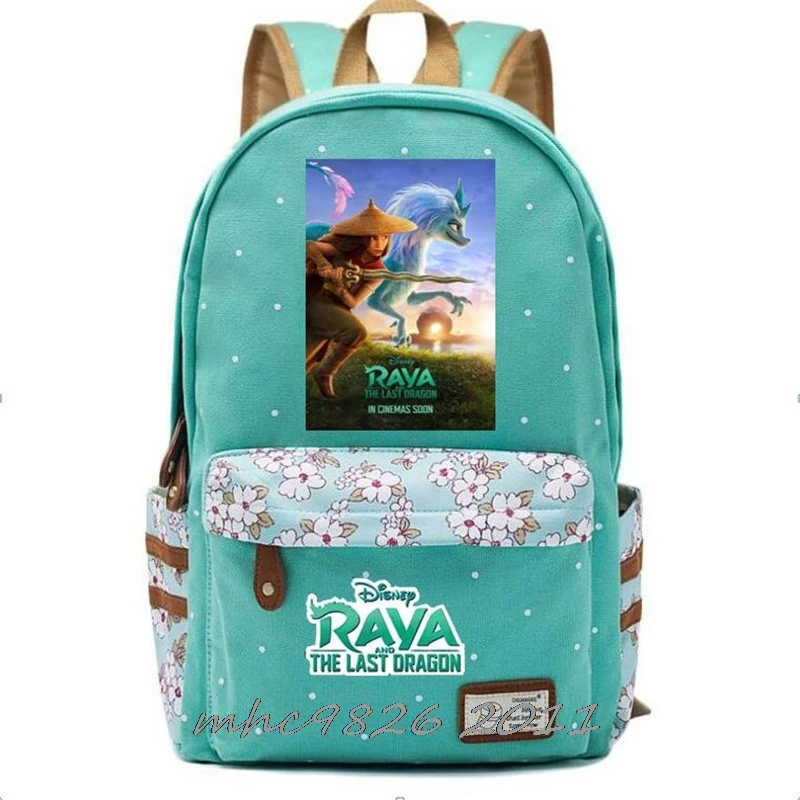 Холщовый Рюкзак Raya and The Last Dragon для мужчин и женщин школьный ранец унисекс