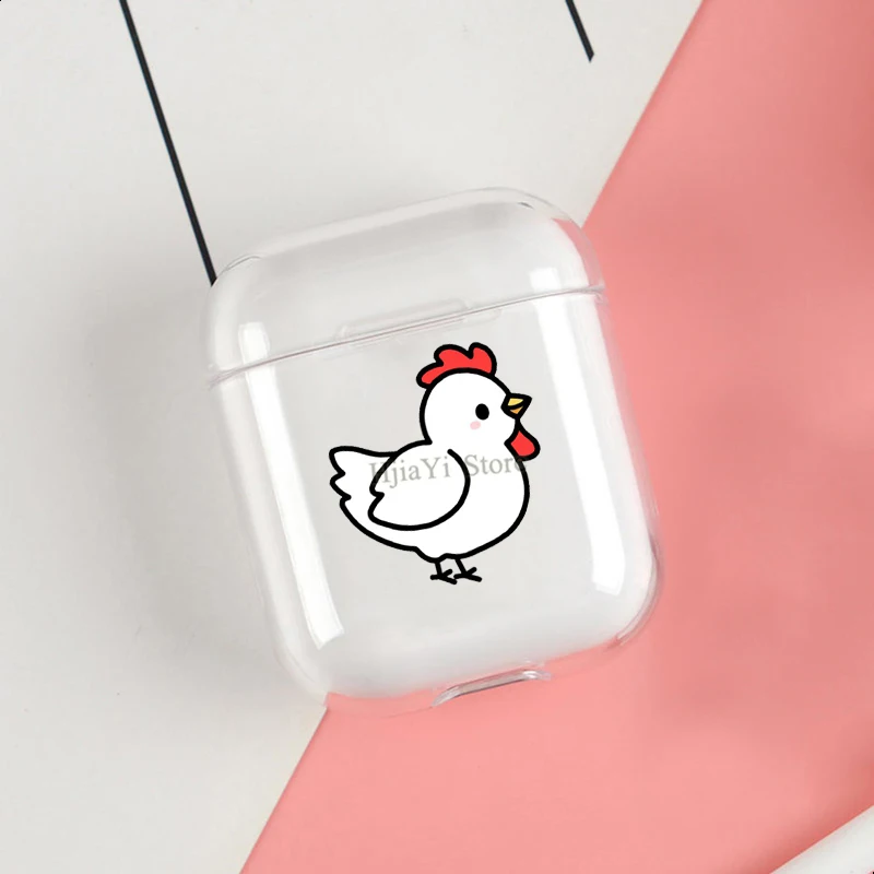 

Курица Петух Мягкий чехол из ТПУ для Apple Airpods 1/2 защитный чехол Bluetooth Беспроводной для наушников