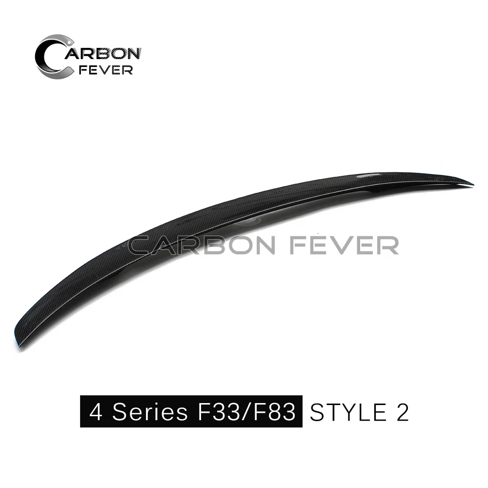 Спойлеры из углеродного волокна для BMW F33 Convertible 4 серии 420i 428i 435i F83 Car Back губ Wing