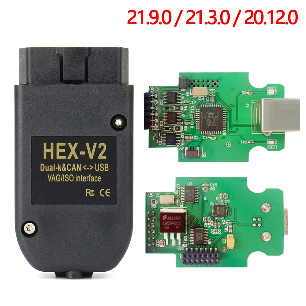 V21.9.0 HEX V2 VAGCOM VAG COM 21.3 интерфейсы для VW Seat AUDI Skoda ATMEGA162 + 16V8 FT232RQ |
