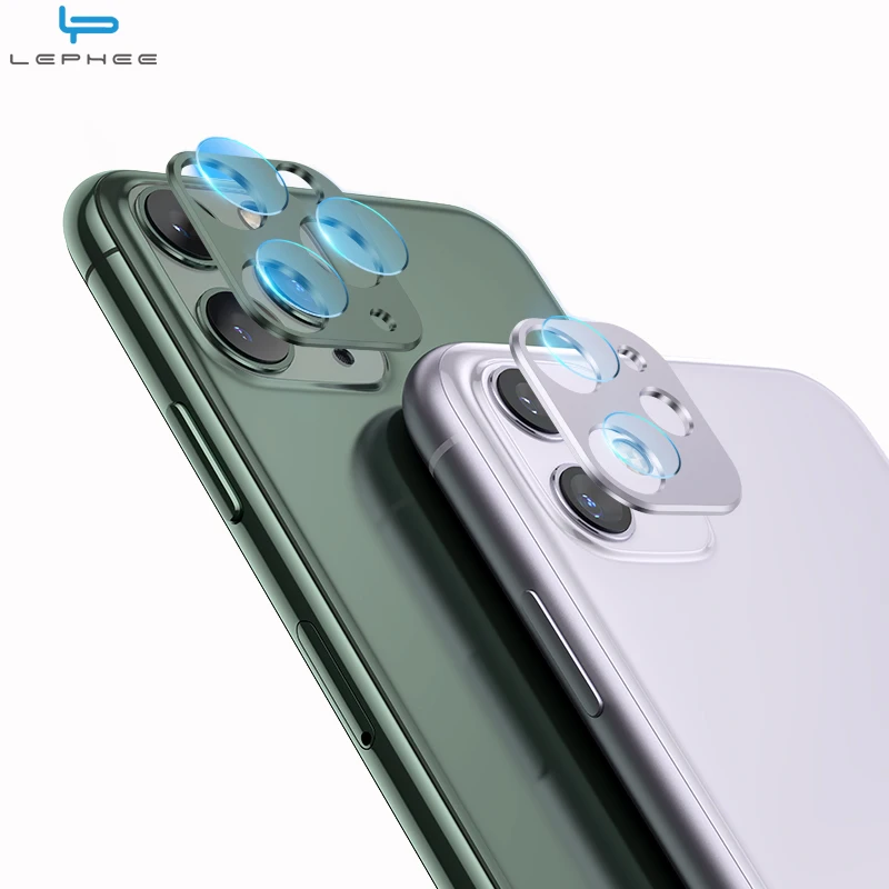 Для iPhone X XS MAX 8 7 Plus закаленное стекло+ металлический задний объектив защитное кольцо для камеры Защитная пленка для экрана для iPhone 11 Pro Max XR