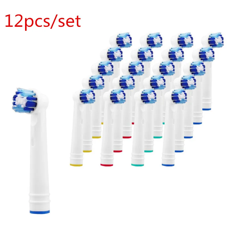 12 Pcs Новые 8 шт/12 шт/16 шт/20шт/40 шт Совместимые сменные головки зубной щетки для гигиены полости рта B модели Быстрая - Цвет: 12 Pcs