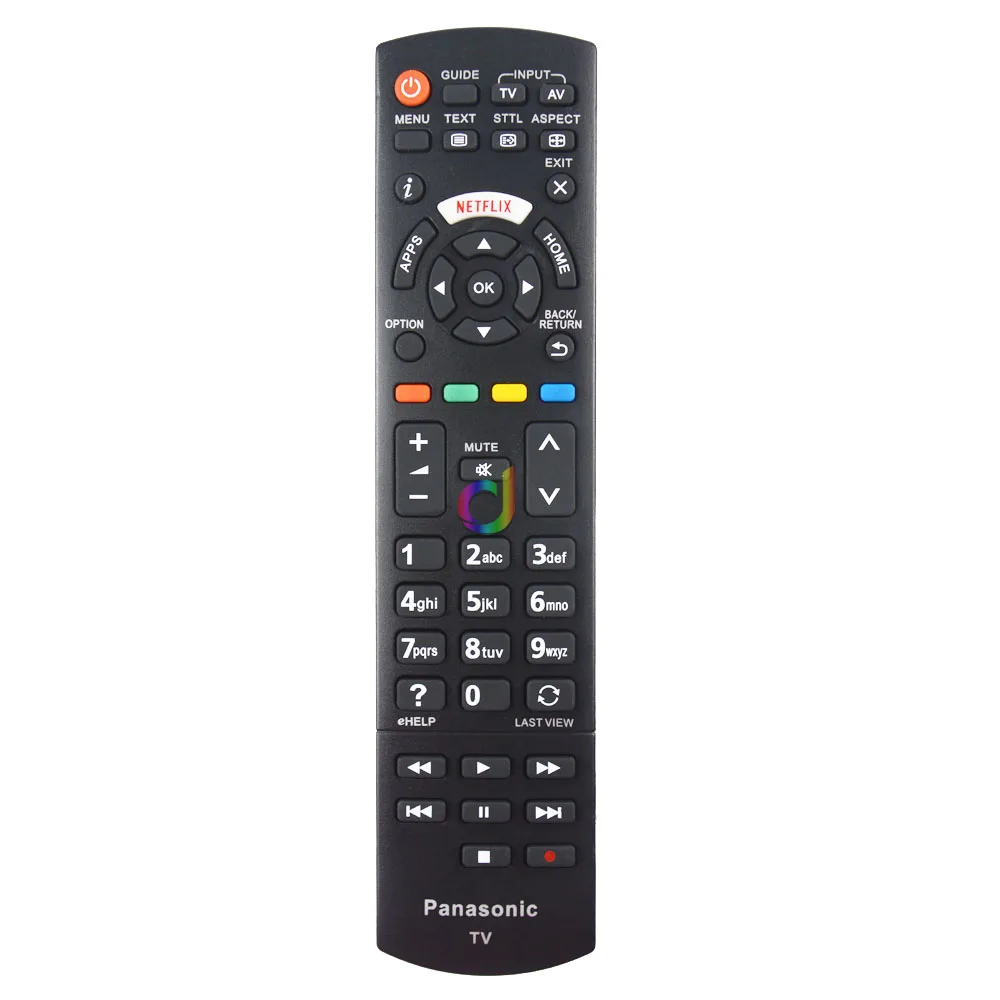 smart led tv remote control rm l1268 for panasonic netflix n2qayb00100 n2qayb smart tv for digital tv no programming need free global shipping