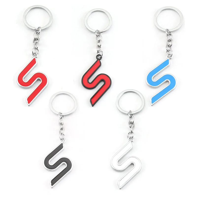 Металлический автомобильный брелок с логотипом S - Цена: 163.96