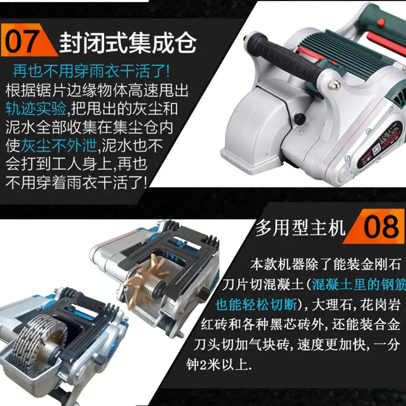 Алмазная пила для электрического инструмента резки стен используется режущего