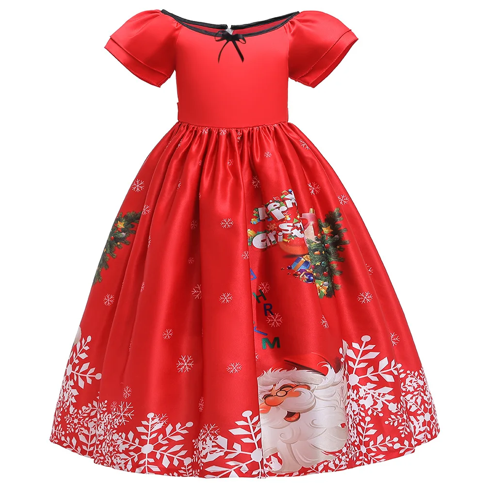 Baby girl silk princess dress for wedding party kids clothes big children fashion christmas costume | Детская одежда и обувь