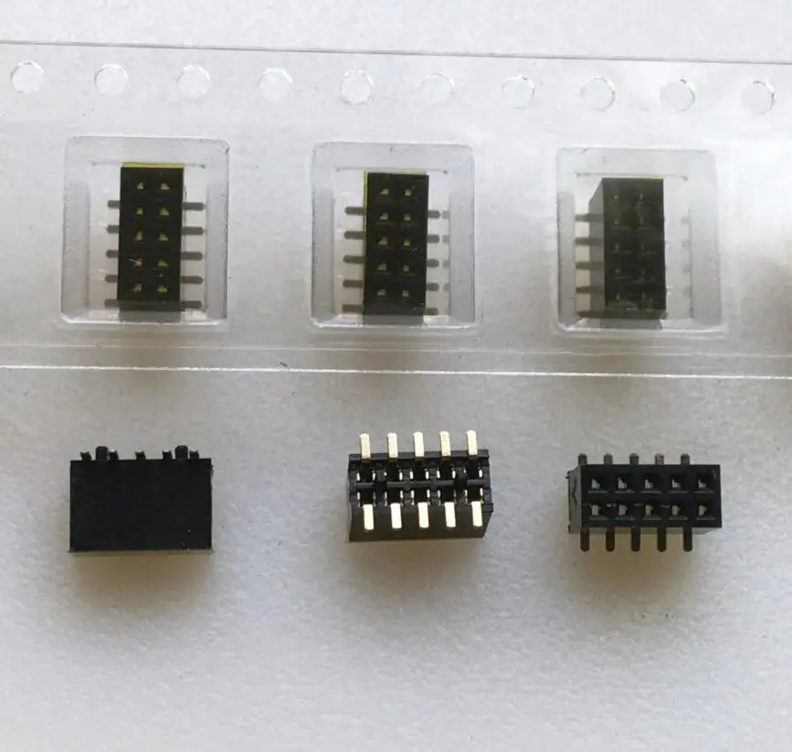 

For a new double row busPin socketPH1.27 2 * 5P 2 x5 foot SMTPost braid got made