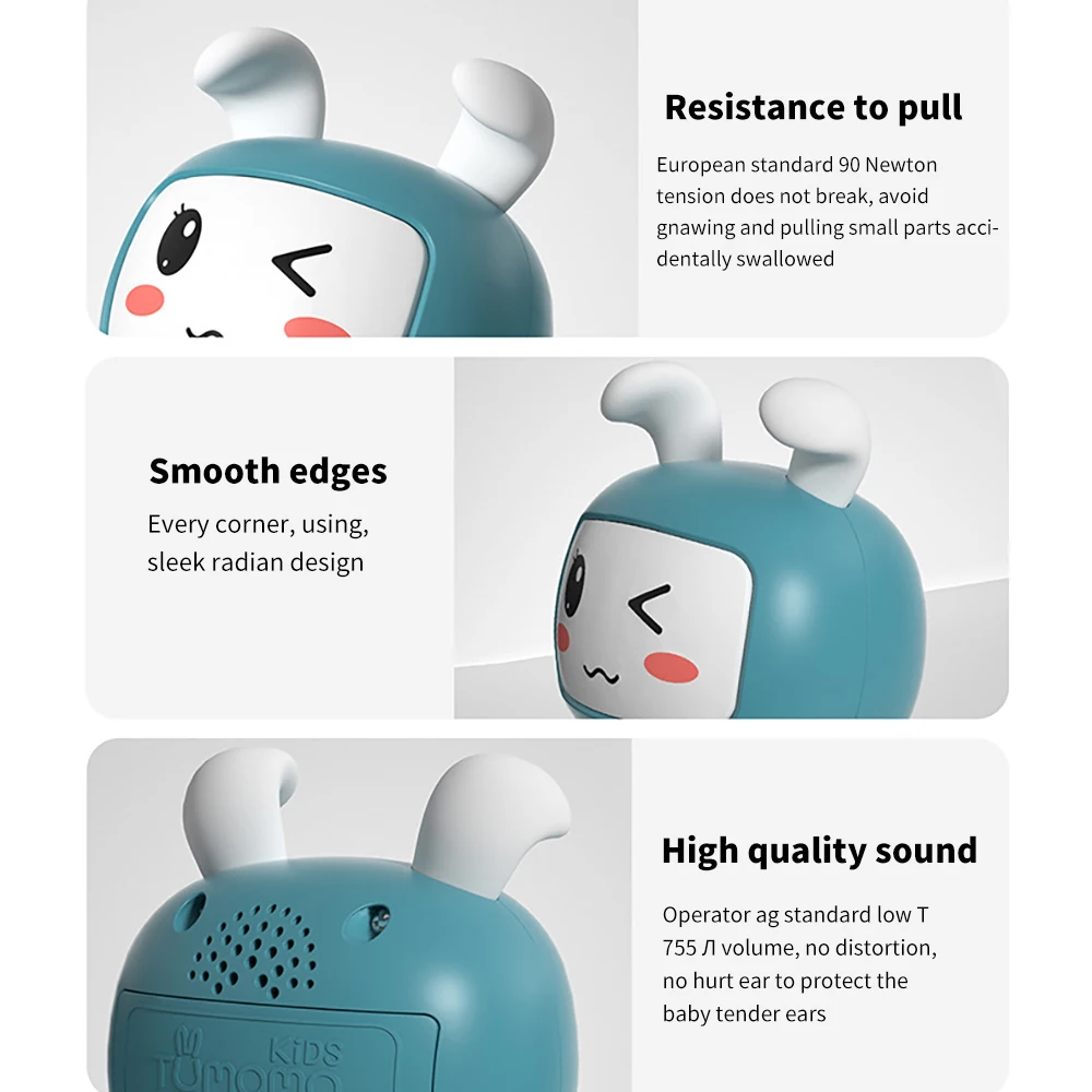 

Baby Music Flashing Teether Rattle Toys Developmental Hand Grip Toy Early Educational Mobile Infant Pacifier Weep Newborn Toys