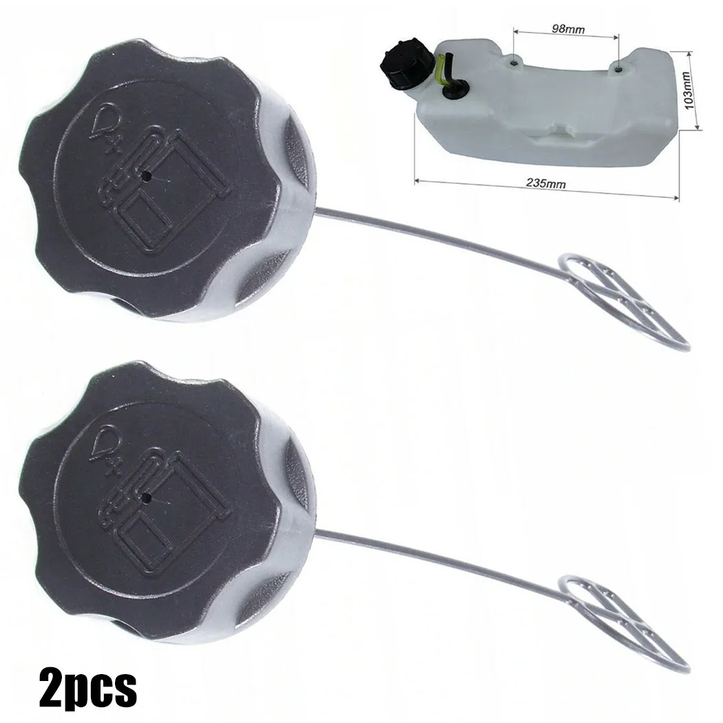 

2pc Multi-Fuel Petrol Tank Cap For Fuxtec Güde Rotfuchs Zipper Strimmer Trimmer Brush Cutter Garden Tool Parts