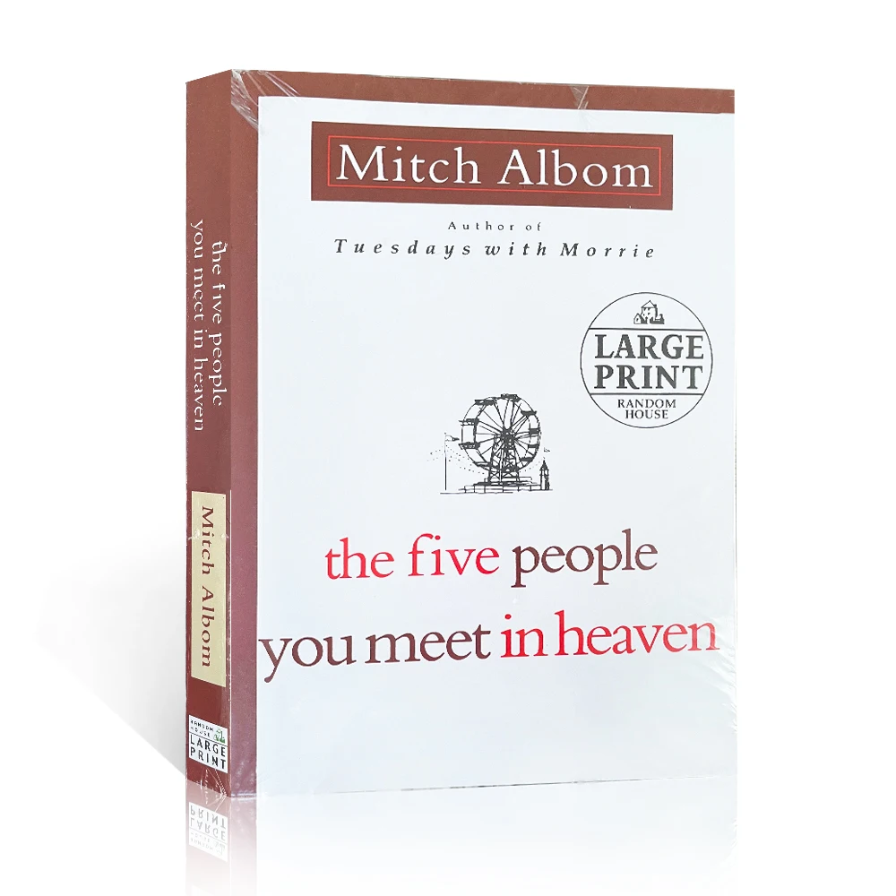 

The Five People You Meet In Heaven By Mitch Albom In English Original Novel Reading Book For Adult