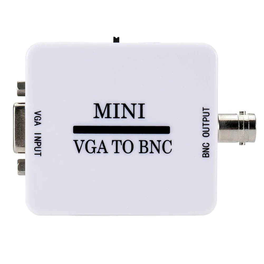 Преобразователь видео Mini HD VGA в BNC композитный адаптер цифровой переключатель для