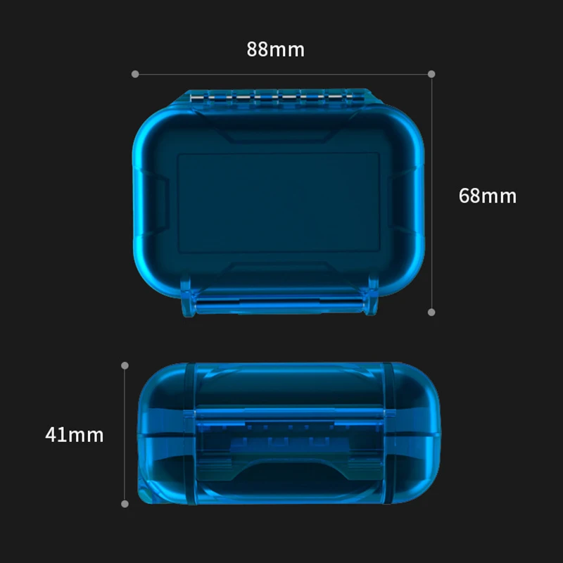 Earphone Hard Protective Portable Case Waterproof Storage Box for Earbuds IJS998 | Электроника