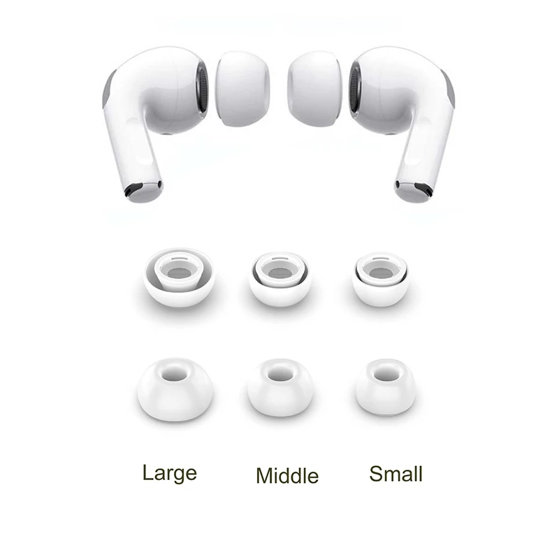 Противоскользящие насадки для наушников Airpods Pro силиконовый чехол