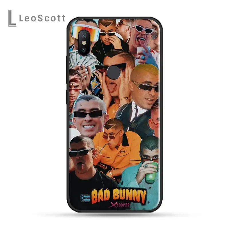 

Bad Bunny Phone Case For Xiaomi Redmi 7 8 9t a3 9se k20 mi8 max3 lite 9 note 9s 10 pro