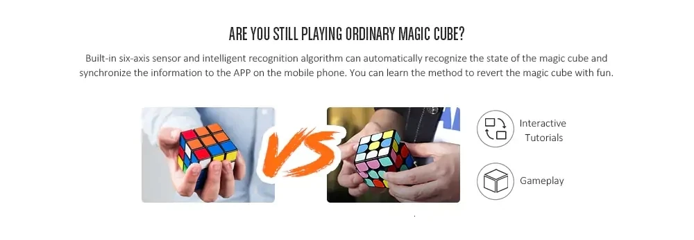 Xiaomi Giiker Super Smart Cube i3 i3S обновленная bluetooth-подключение приложение синхронизация зондирования идентификация интеллектуальная игрушка