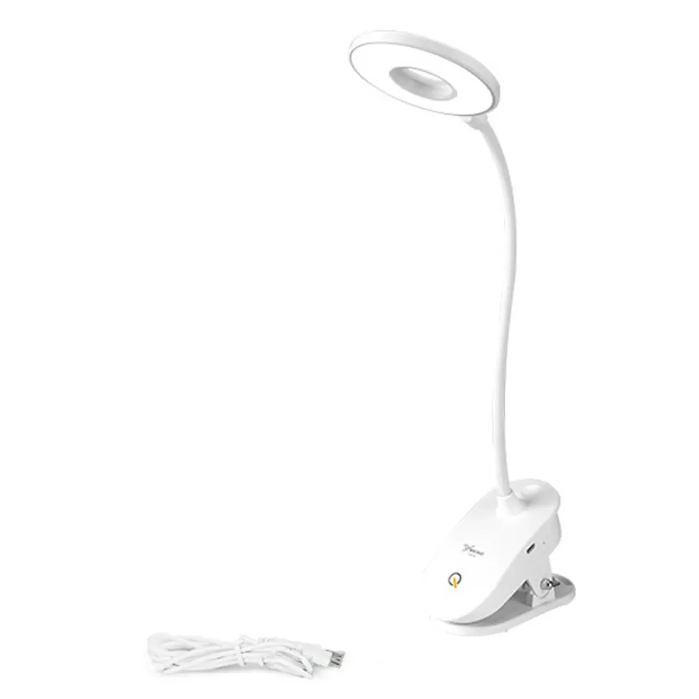 

T102 Clip Wireless Table Lamp Study 3 Modes Touch Rechargeable LED Reading Light Desk Lamp USB Table Lamp Flexo Lamp Table