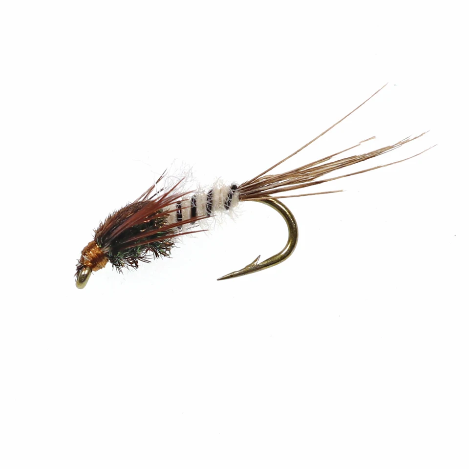 ICERIO 8 шт. Mayfly Nymphs и Emergers Сухие Мушки для ловли форели нахлыстом #12 | Спорт