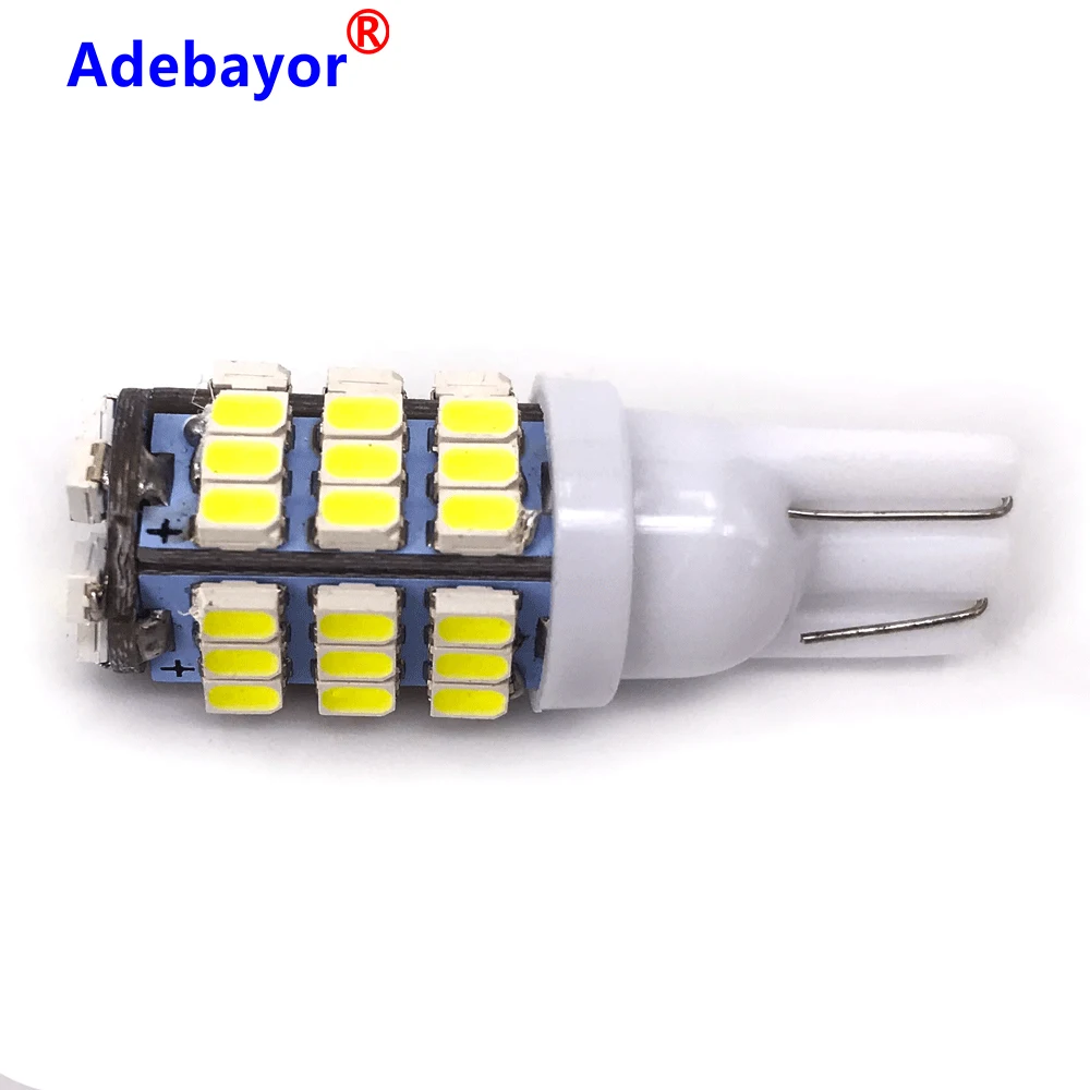50 шт./лот Автомобильные светодиодные t10 42 smd светодиоды лампы W5W 194 1206/3020 42SMD 42led